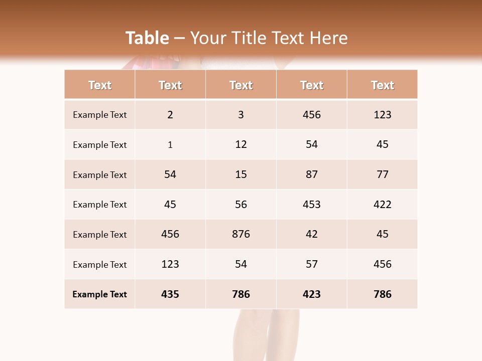 Retail Blond Bright PowerPoint Template