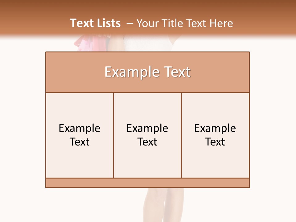 Retail Blond Bright PowerPoint Template