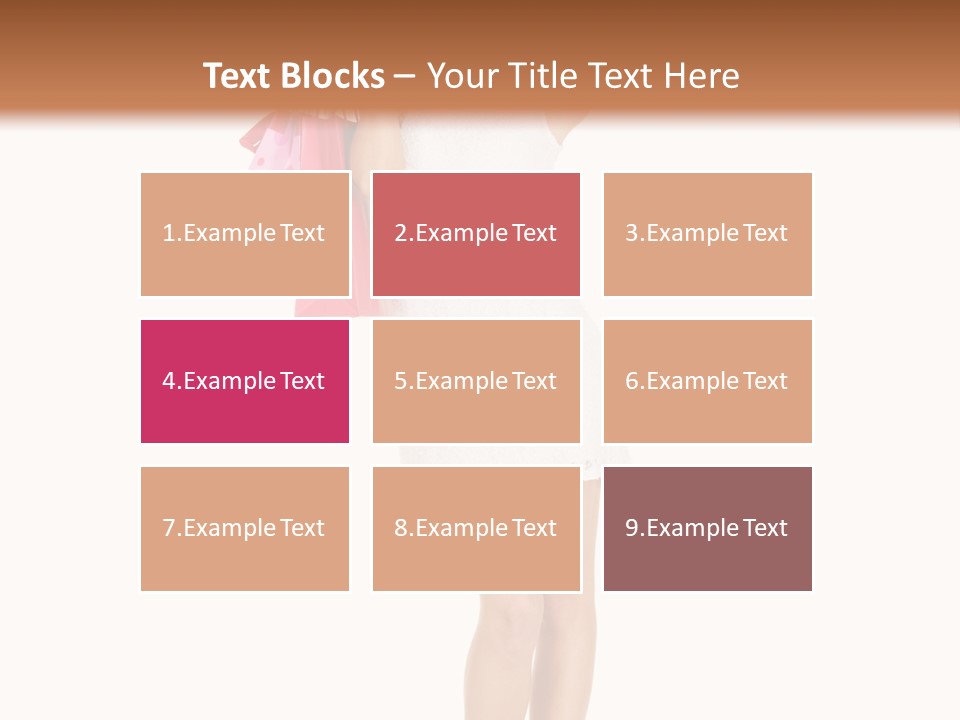 Retail Blond Bright PowerPoint Template