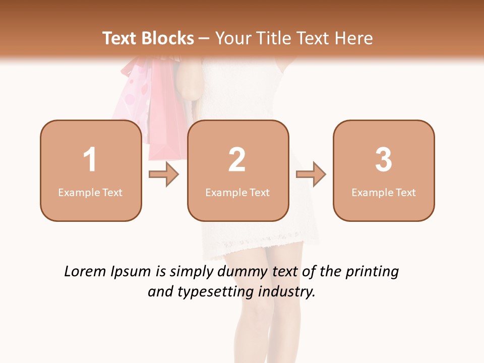 Retail Blond Bright PowerPoint Template