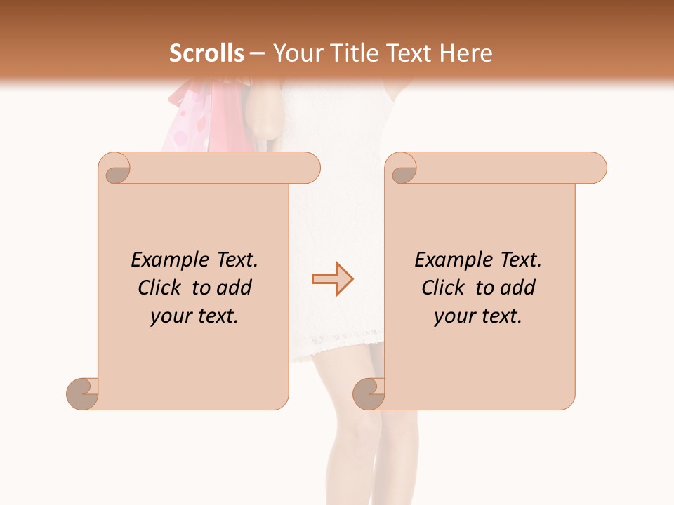 Retail Blond Bright PowerPoint Template