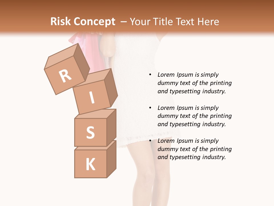 Retail Blond Bright PowerPoint Template