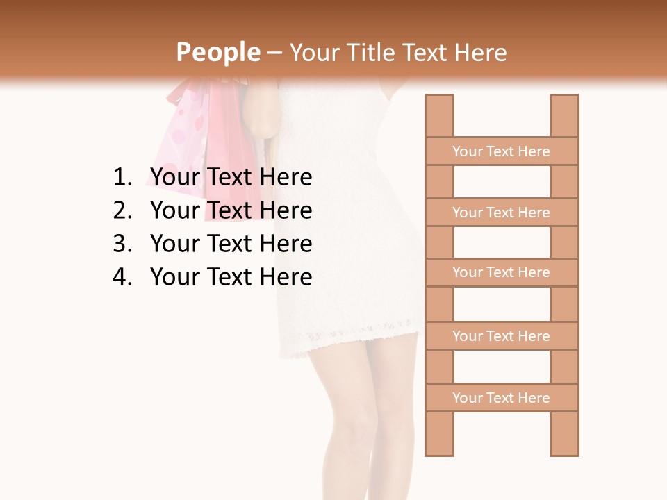 Retail Blond Bright PowerPoint Template