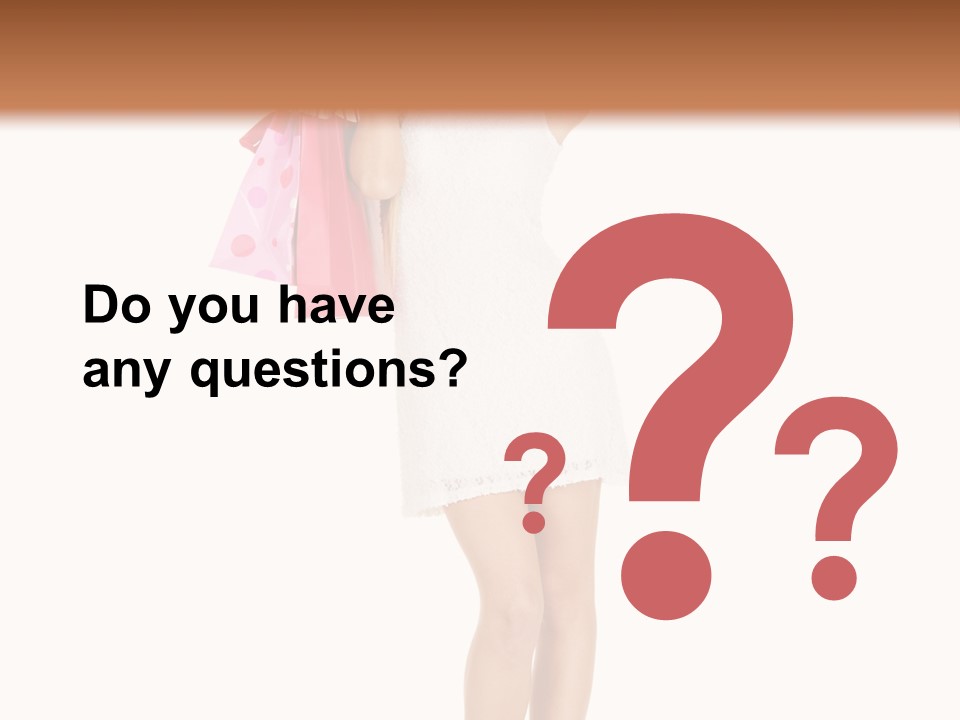 Retail Blond Bright PowerPoint Template