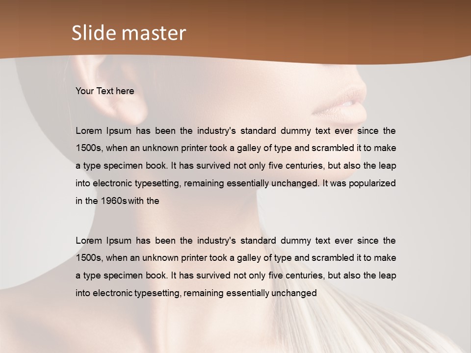 Direct Health Glamour PowerPoint Template