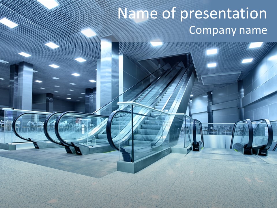 Close Up Public Step PowerPoint Template