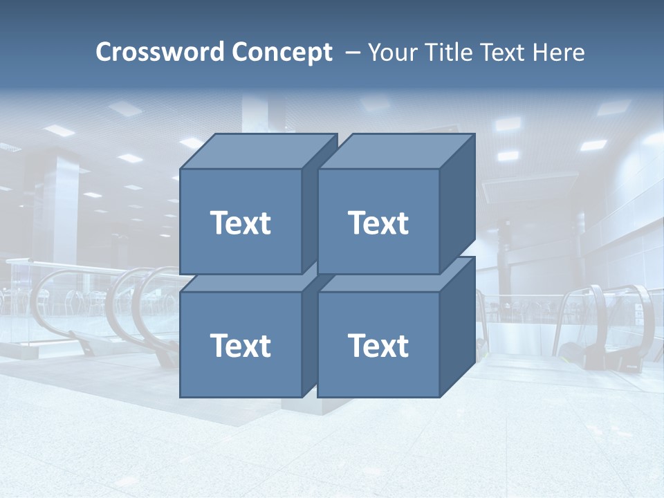 Close Up Public Step PowerPoint Template