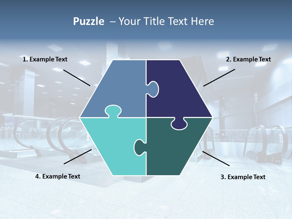 Close Up Public Step PowerPoint Template