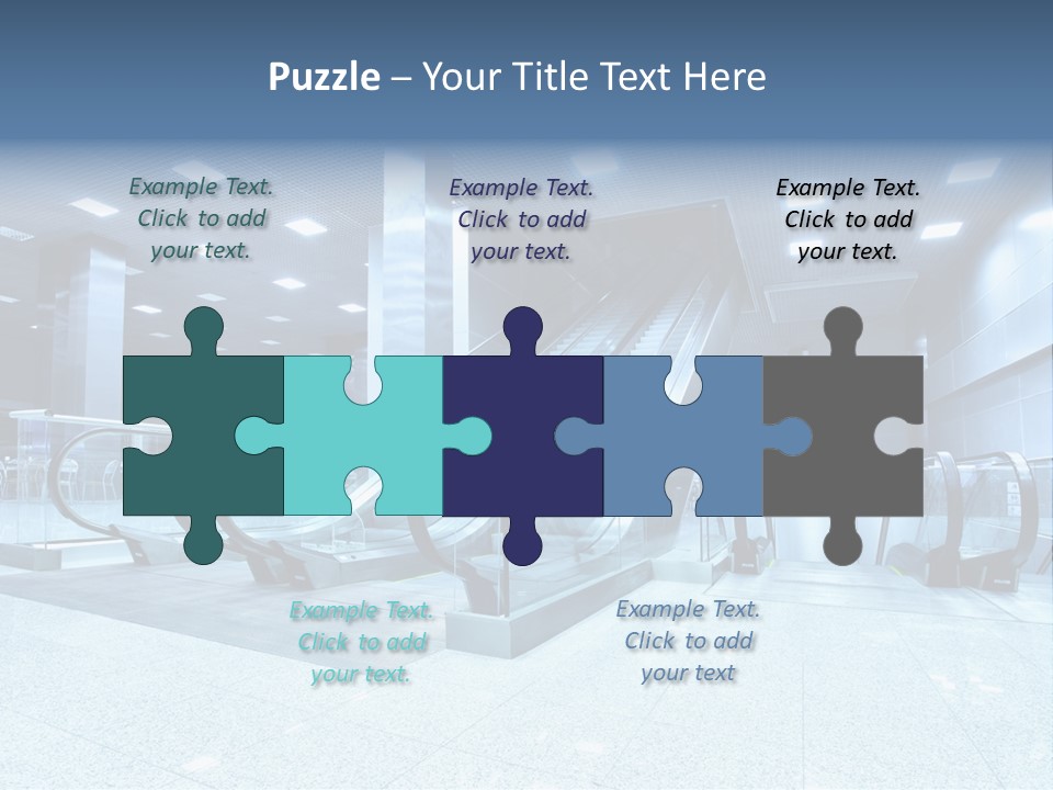 Close Up Public Step PowerPoint Template