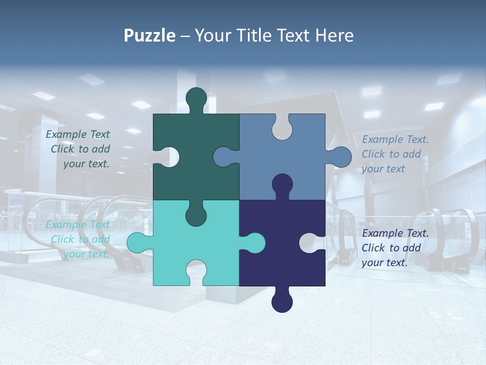 Close Up Public Step PowerPoint Template