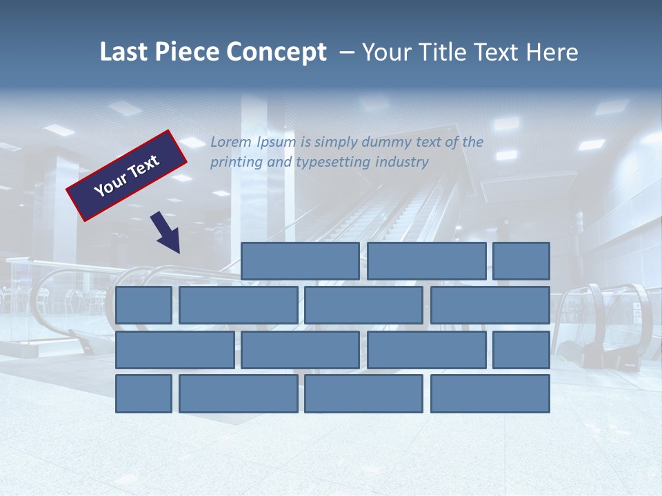 Close Up Public Step PowerPoint Template