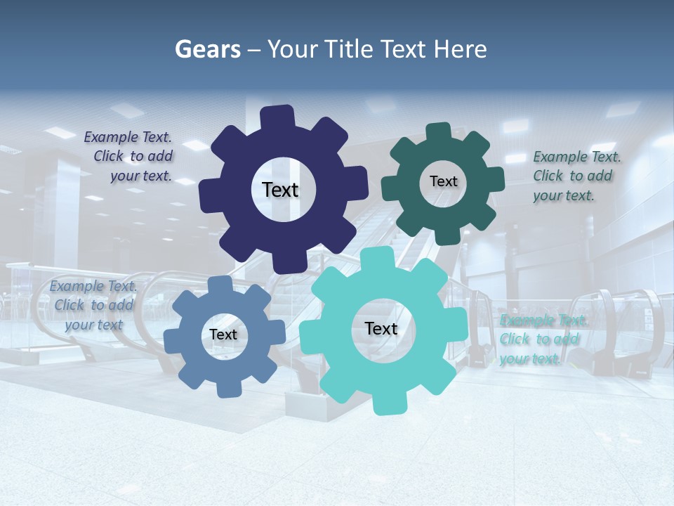 Close Up Public Step PowerPoint Template