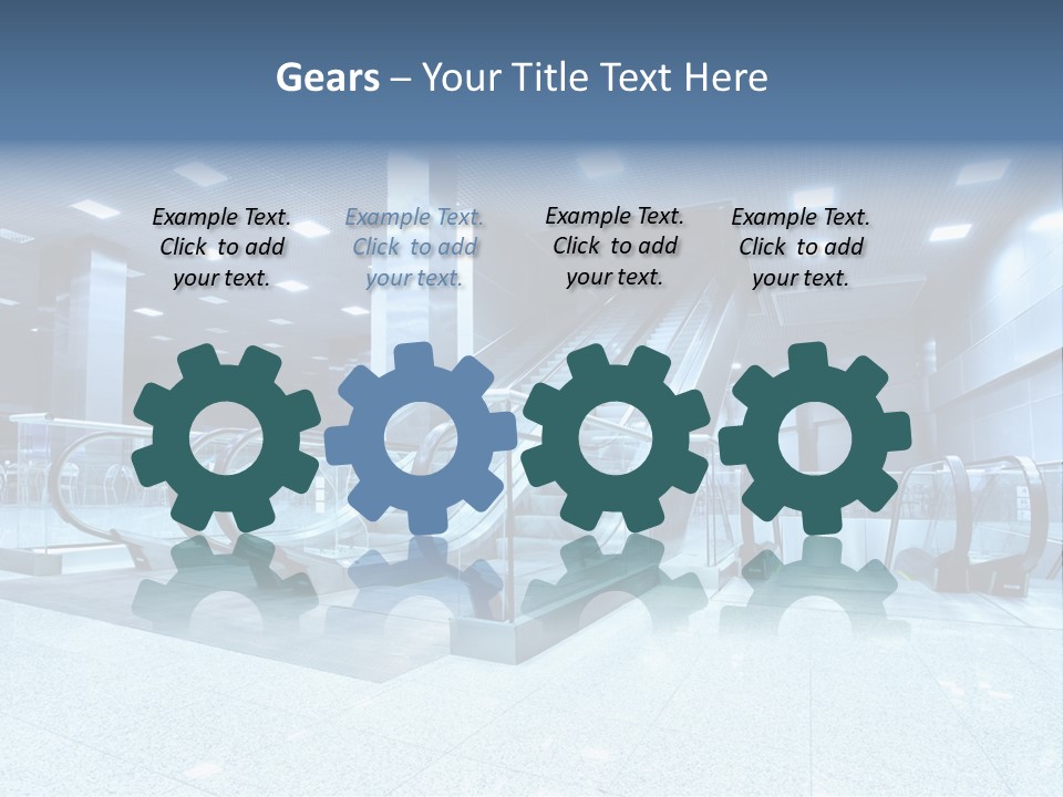 Close Up Public Step PowerPoint Template