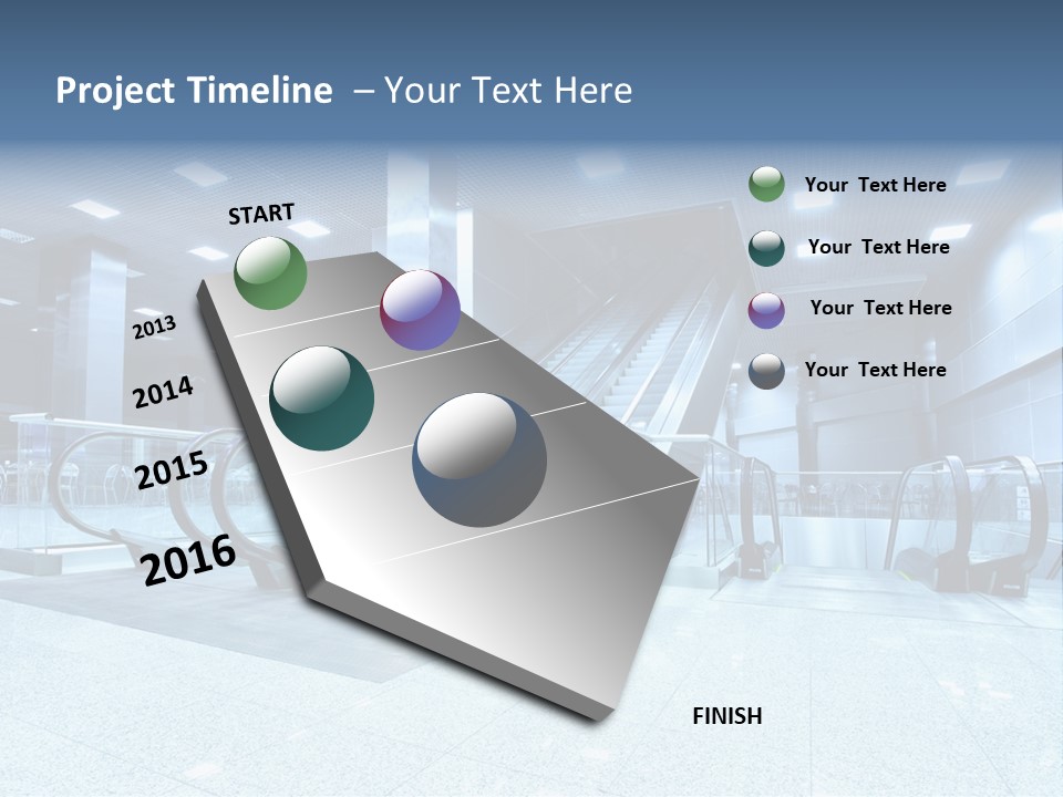 Close Up Public Step PowerPoint Template
