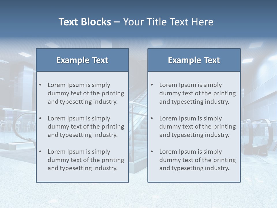 Close Up Public Step PowerPoint Template
