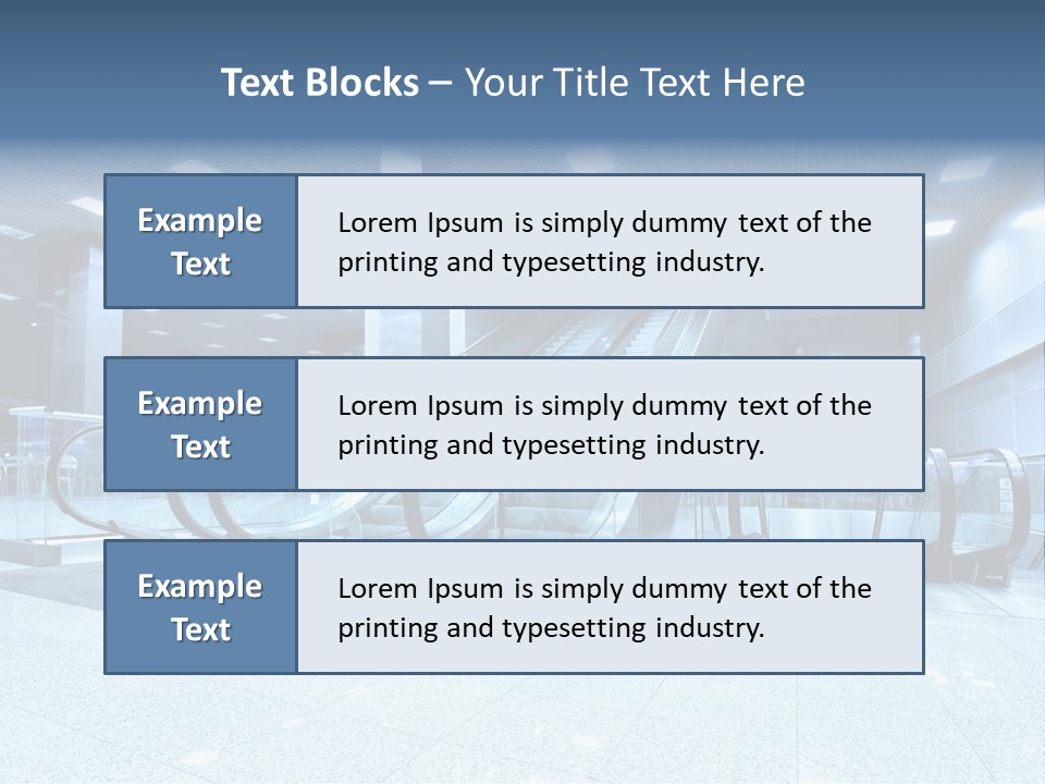 Close Up Public Step PowerPoint Template