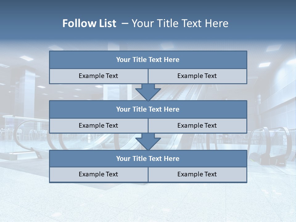 Close Up Public Step PowerPoint Template