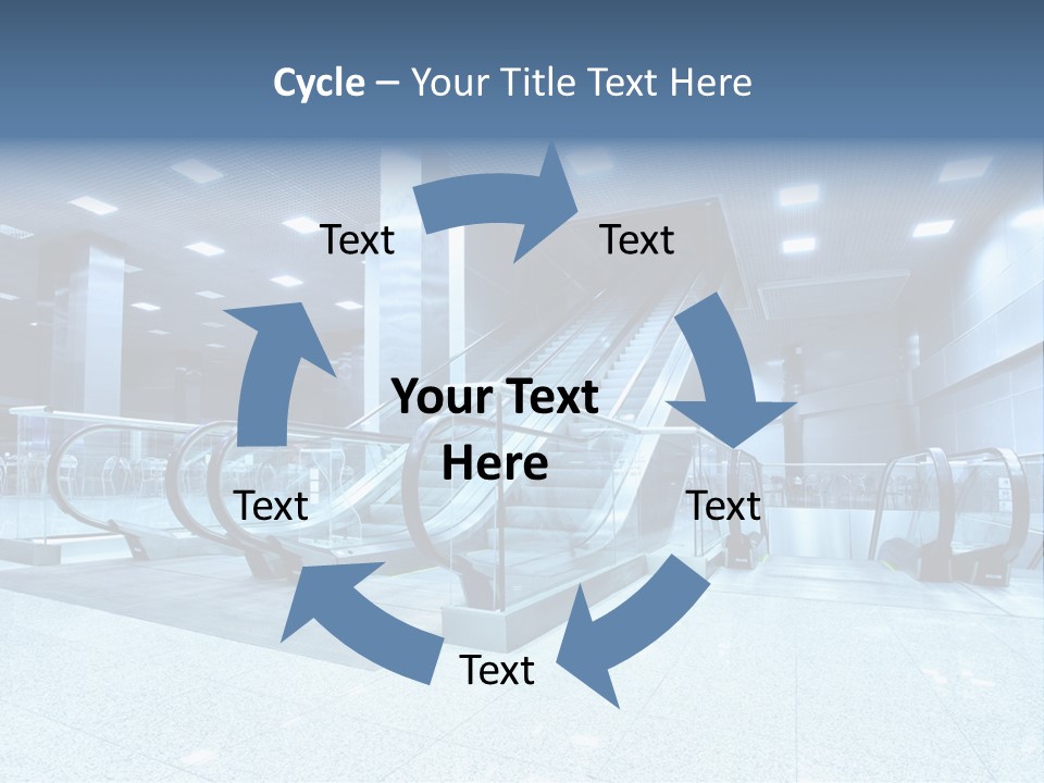 Close Up Public Step PowerPoint Template