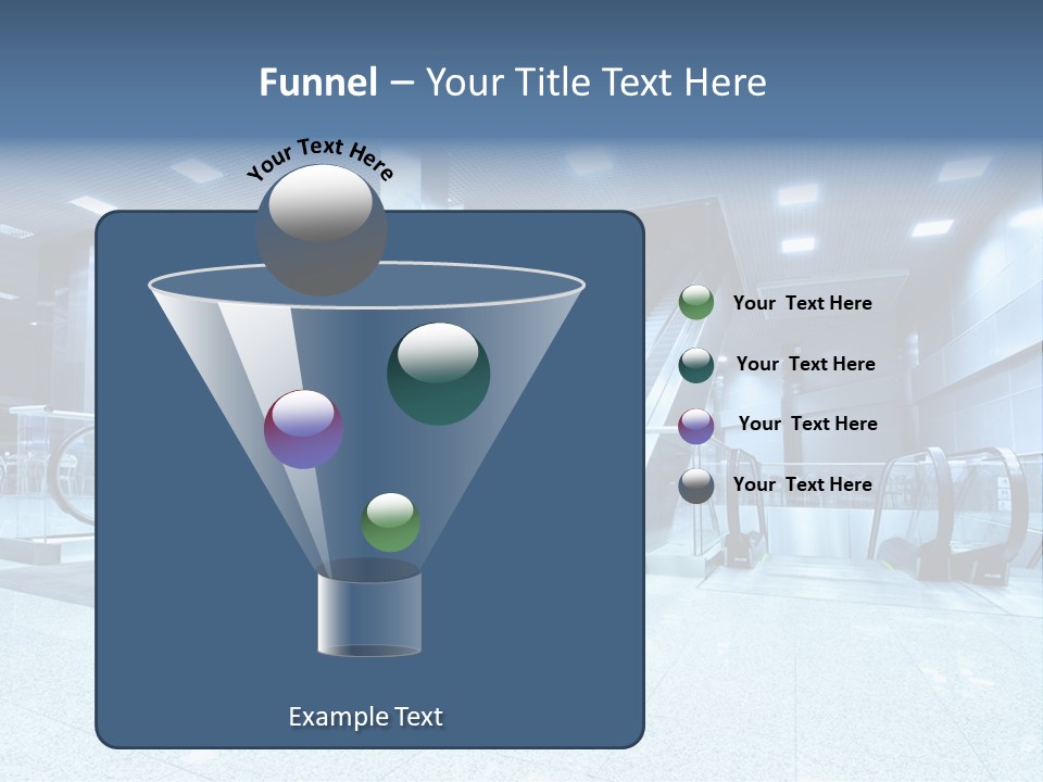 Close Up Public Step PowerPoint Template