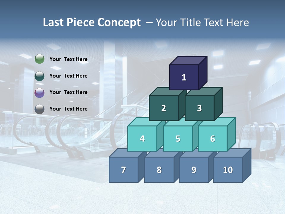 Close Up Public Step PowerPoint Template