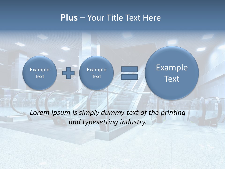Close Up Public Step PowerPoint Template