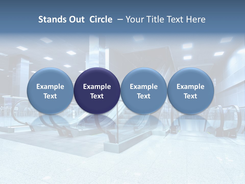 Close Up Public Step PowerPoint Template