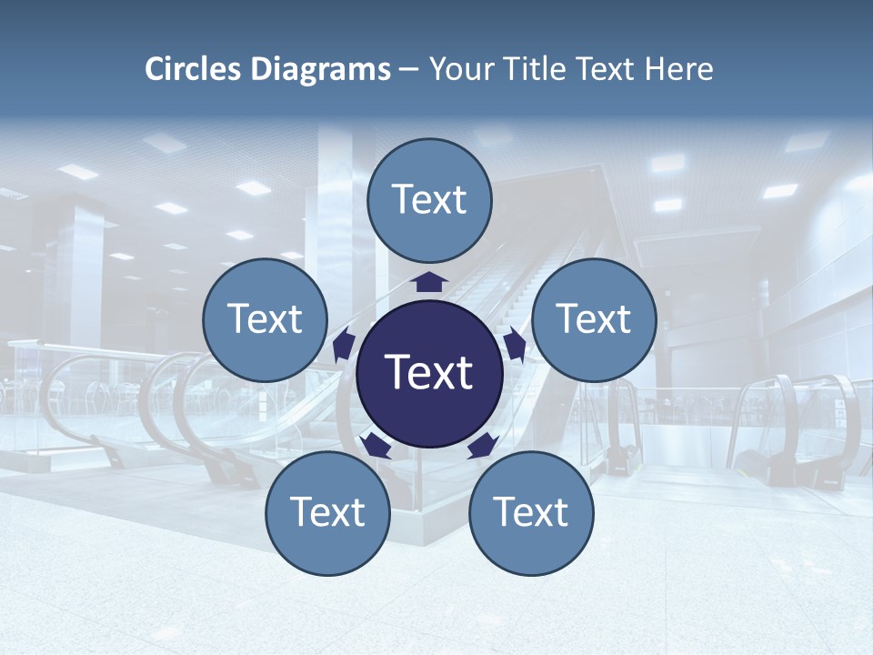 Close Up Public Step PowerPoint Template