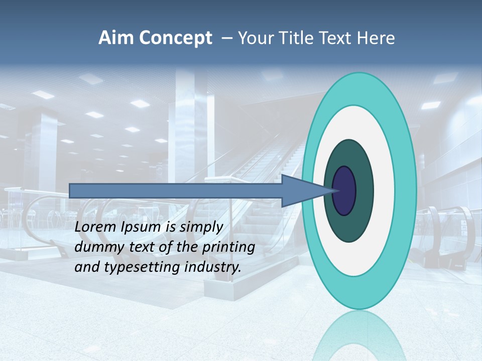 Close Up Public Step PowerPoint Template