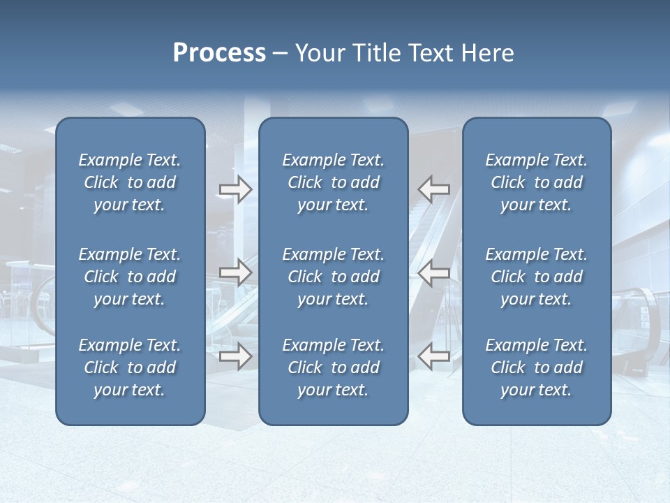 Close Up Public Step PowerPoint Template