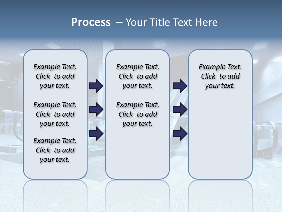 Close Up Public Step PowerPoint Template