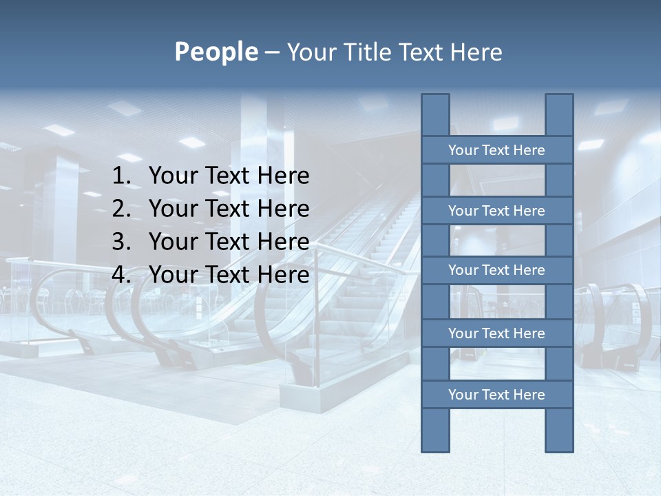 Close Up Public Step PowerPoint Template