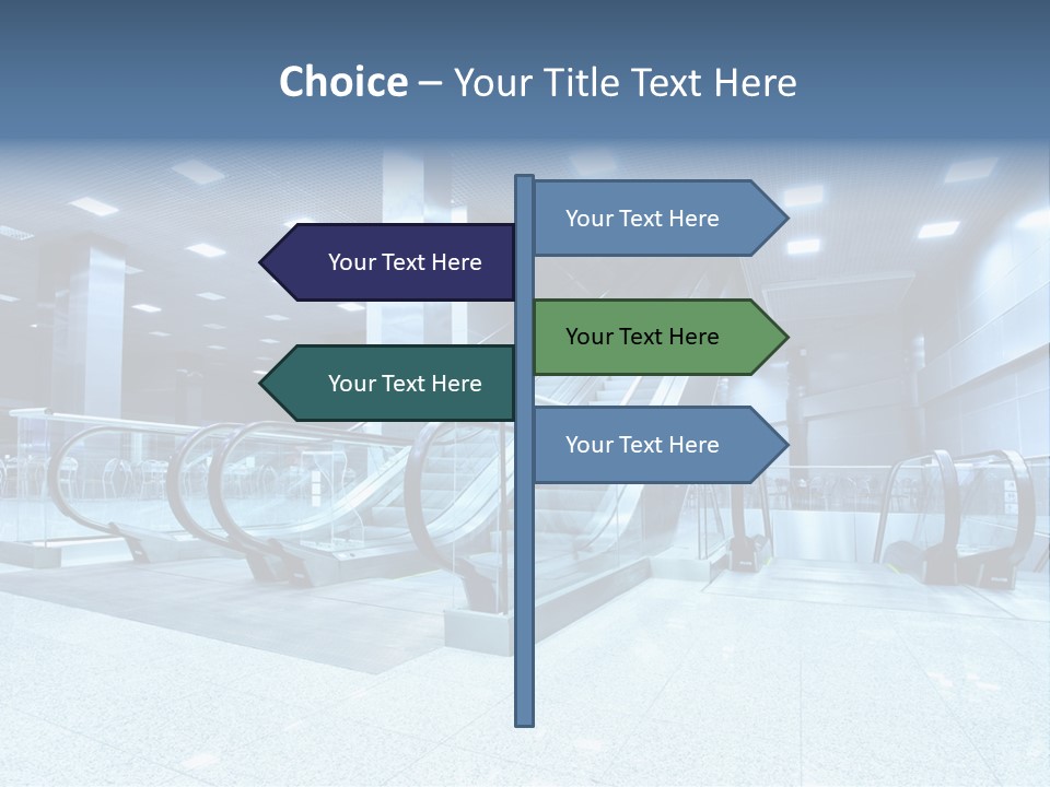 Close Up Public Step PowerPoint Template
