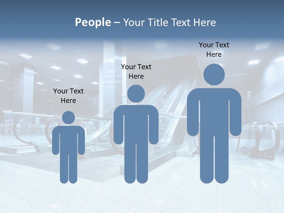 Close Up Public Step PowerPoint Template