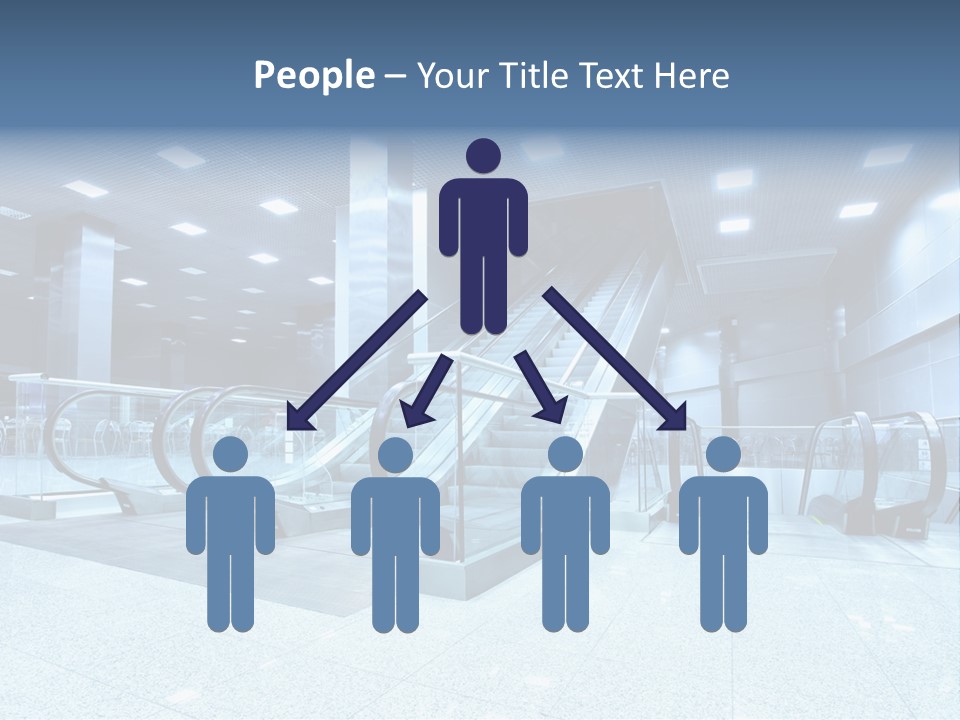Close Up Public Step PowerPoint Template