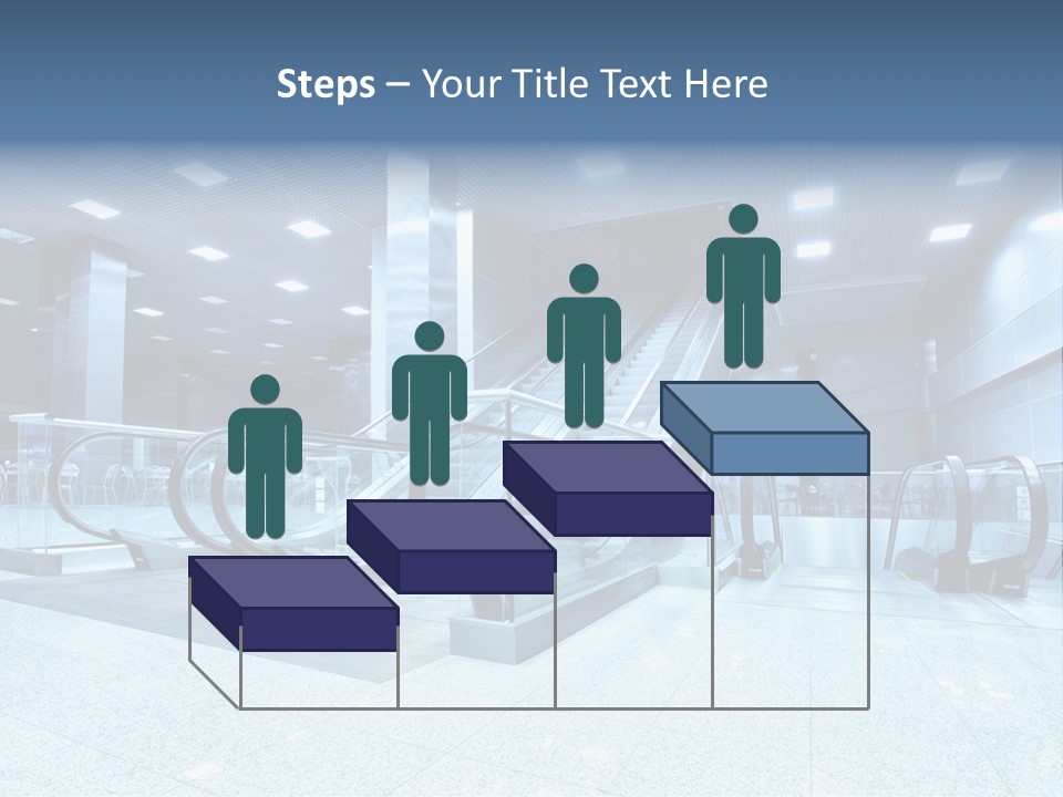 Close Up Public Step PowerPoint Template