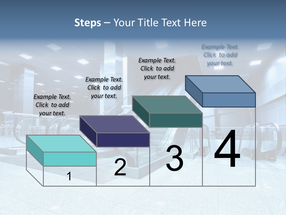 Close Up Public Step PowerPoint Template