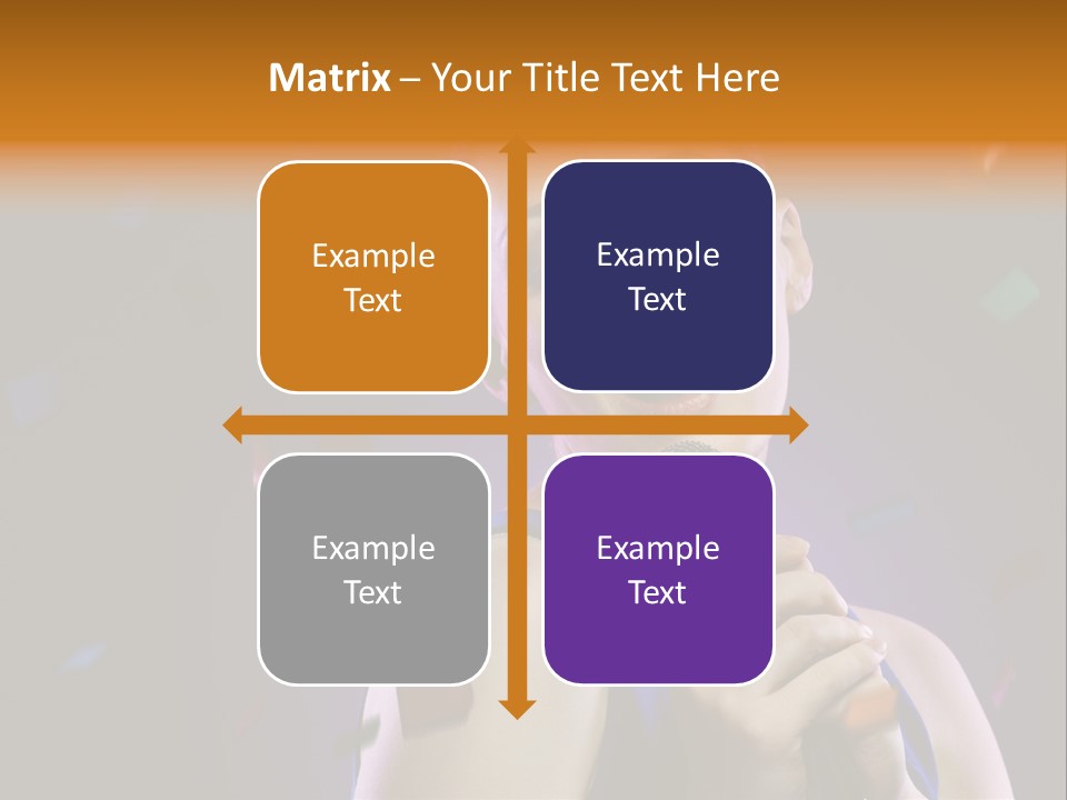 Carefree Beauty Music PowerPoint Template