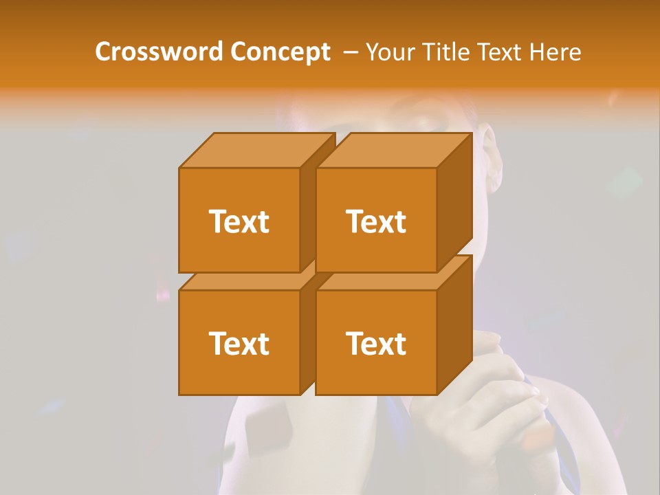 Carefree Beauty Music PowerPoint Template