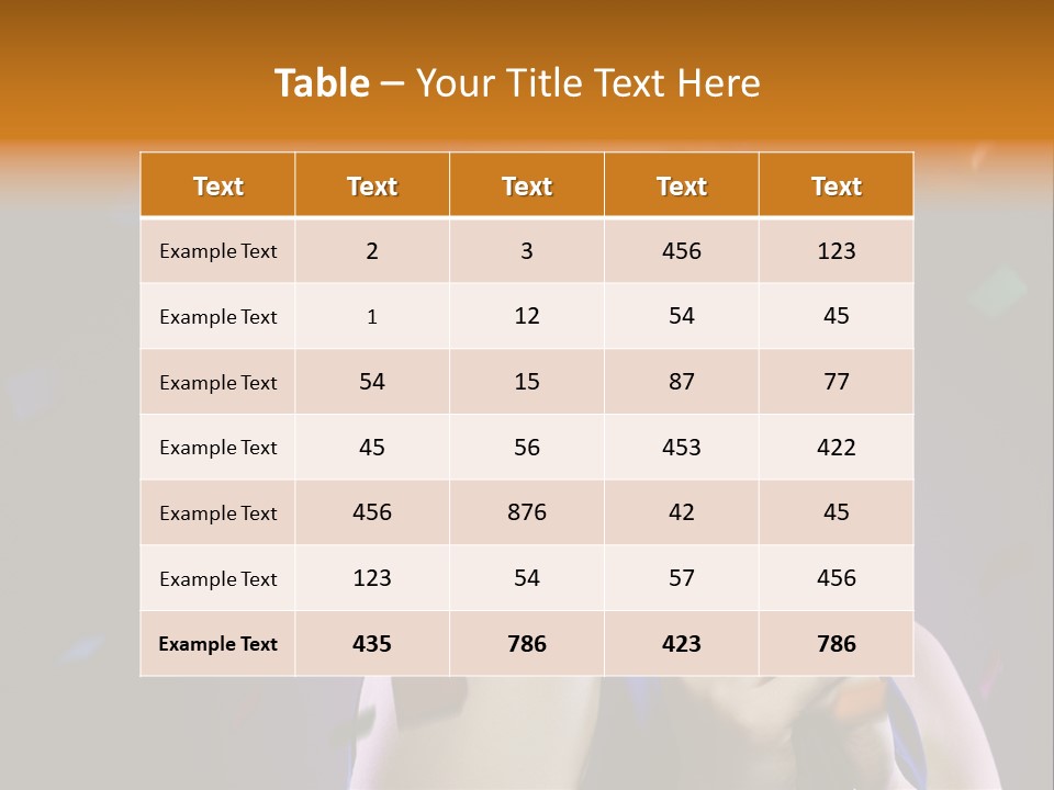 Carefree Beauty Music PowerPoint Template