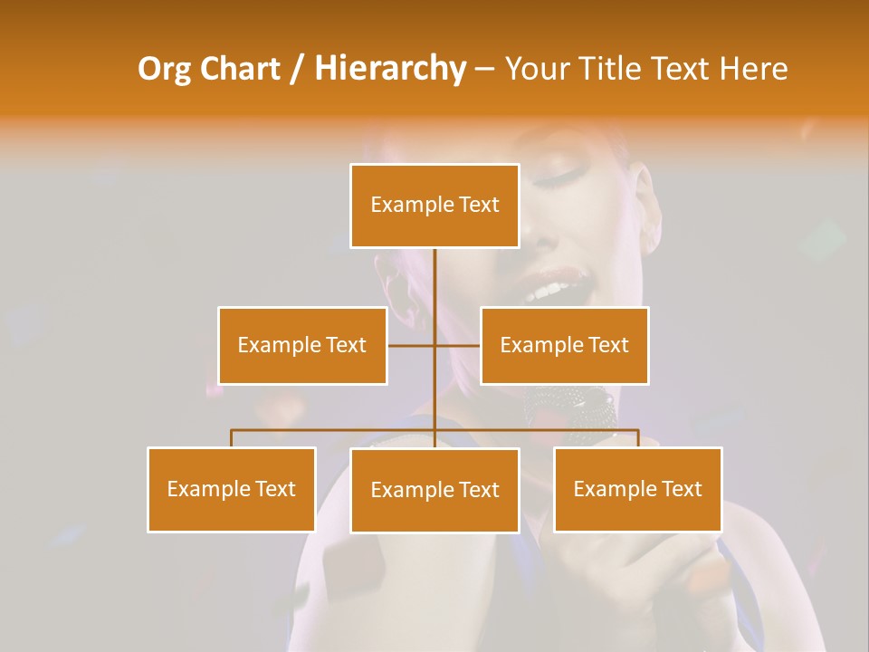 Carefree Beauty Music PowerPoint Template