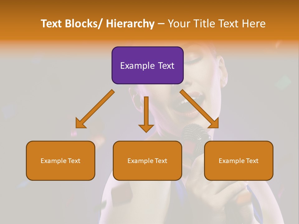 Carefree Beauty Music PowerPoint Template
