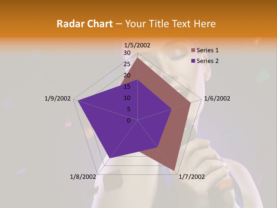 Carefree Beauty Music PowerPoint Template