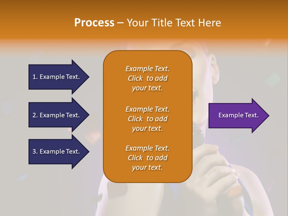 Carefree Beauty Music PowerPoint Template