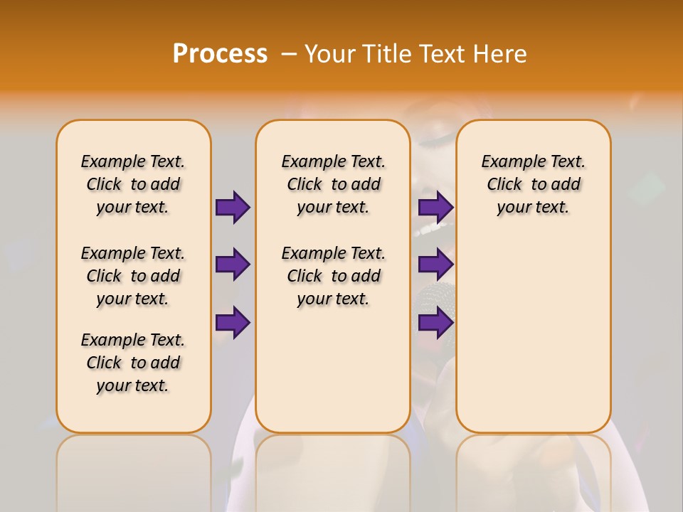 Carefree Beauty Music PowerPoint Template