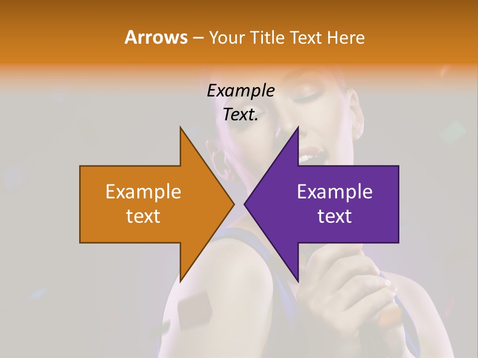 Carefree Beauty Music PowerPoint Template