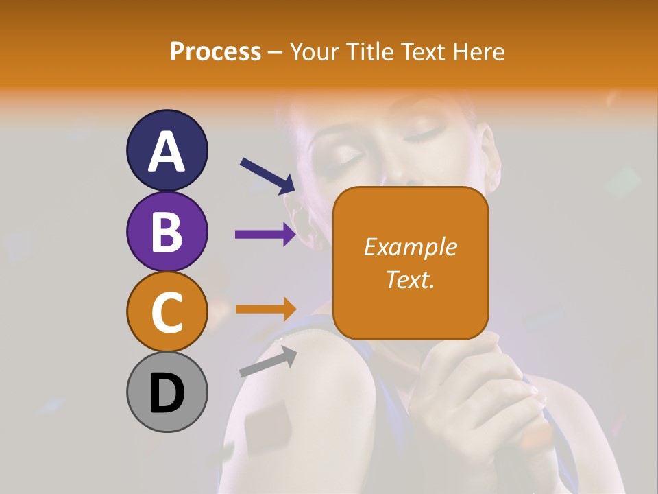 Carefree Beauty Music PowerPoint Template