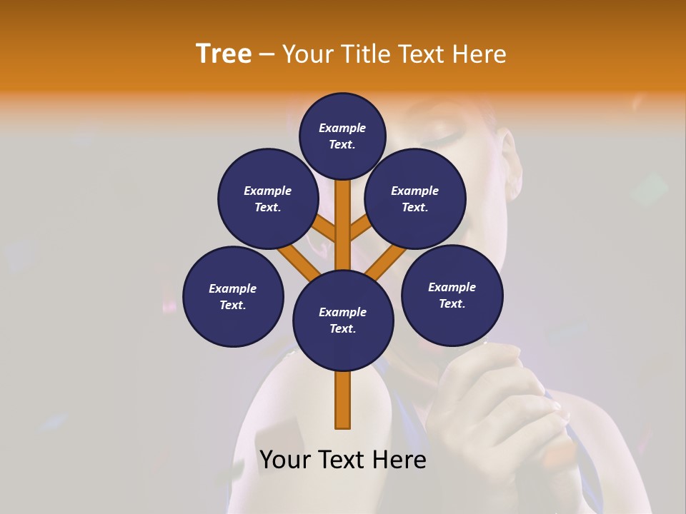 Carefree Beauty Music PowerPoint Template