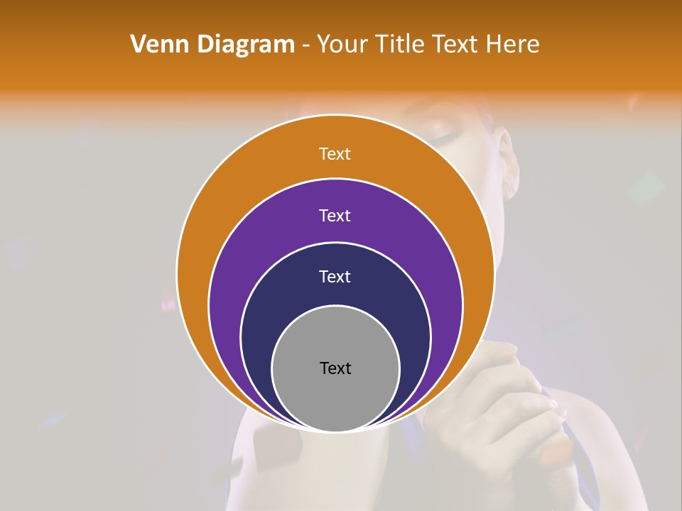 Carefree Beauty Music PowerPoint Template