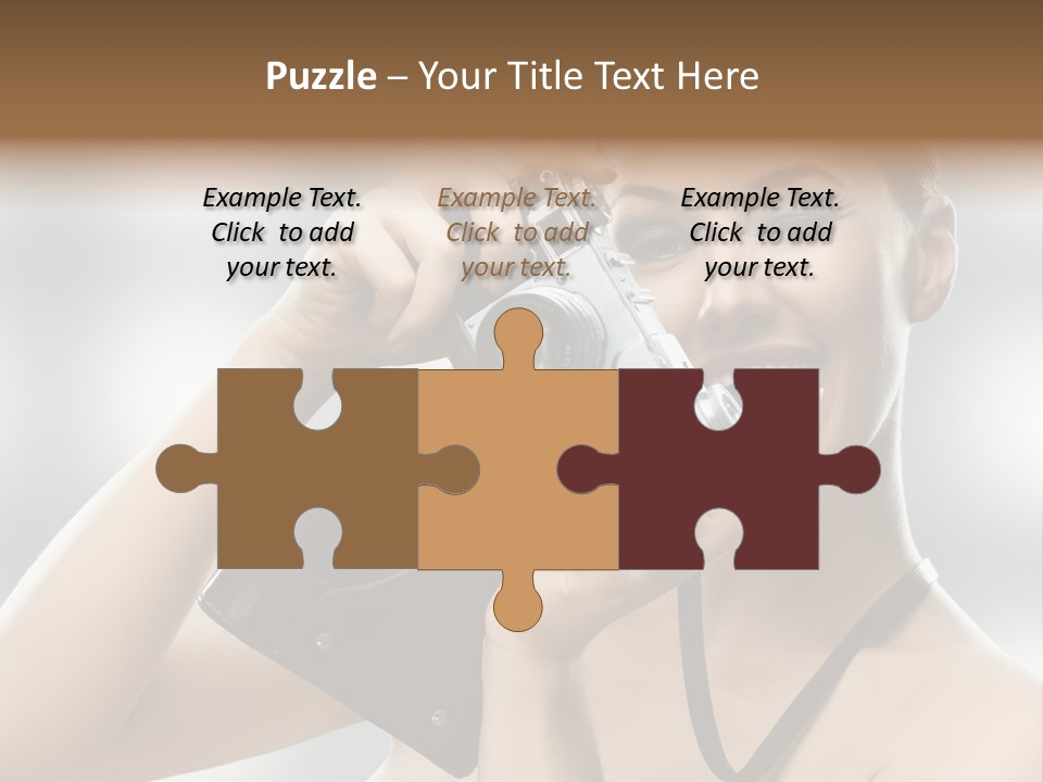 Photo Pursuit Shot PowerPoint Template