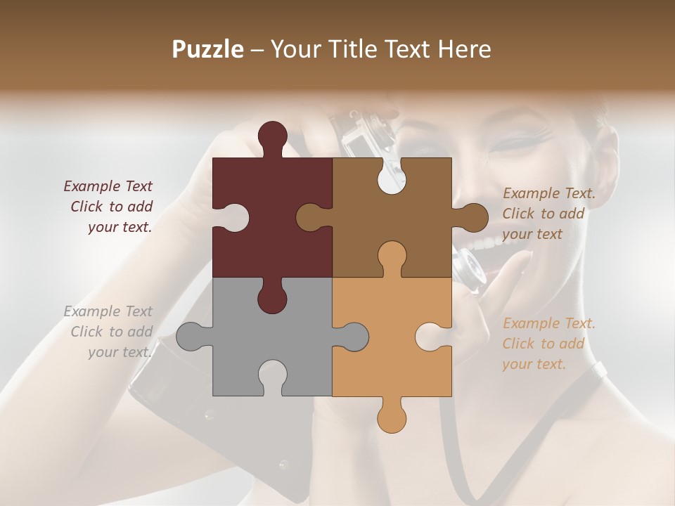 Photo Pursuit Shot PowerPoint Template